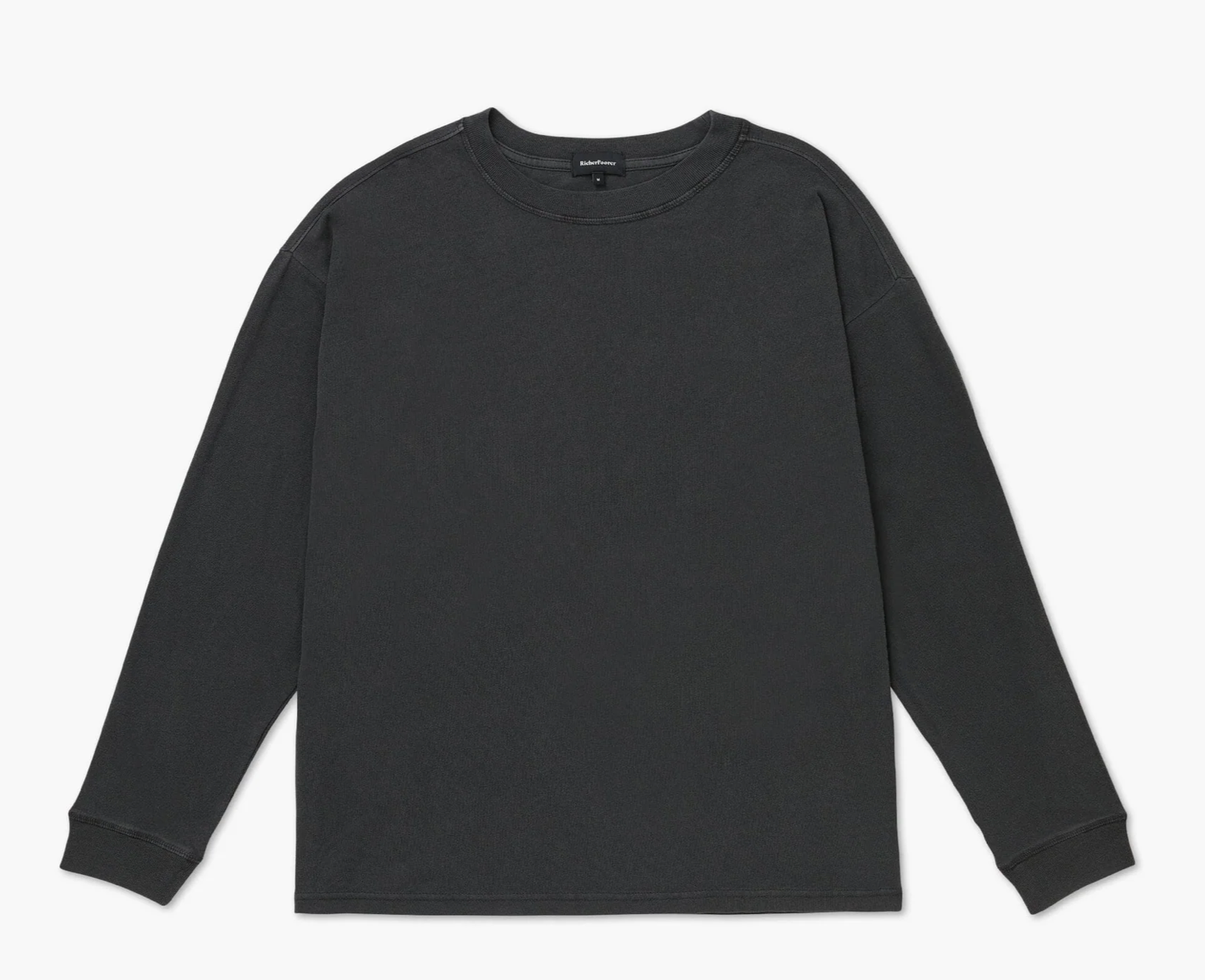 Relaxed Long Sleeve Tee Stretch Limo | SHOP KATHRYNA DANG